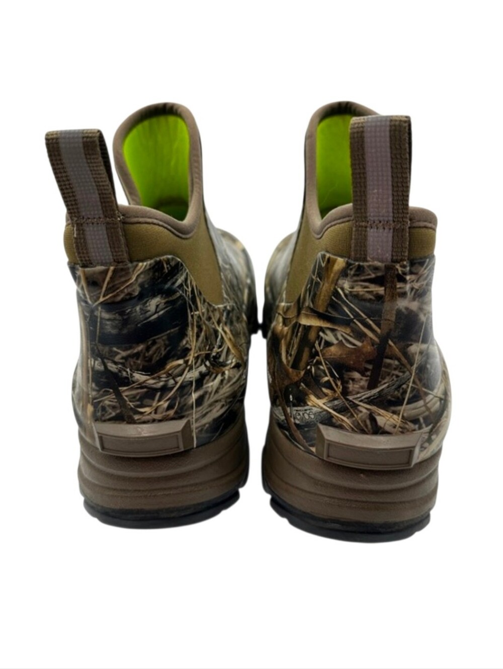 Showave Men's Camo Slip On Rain & Snow Boots Size 11 Green Black NEW - Picture 5 of 8